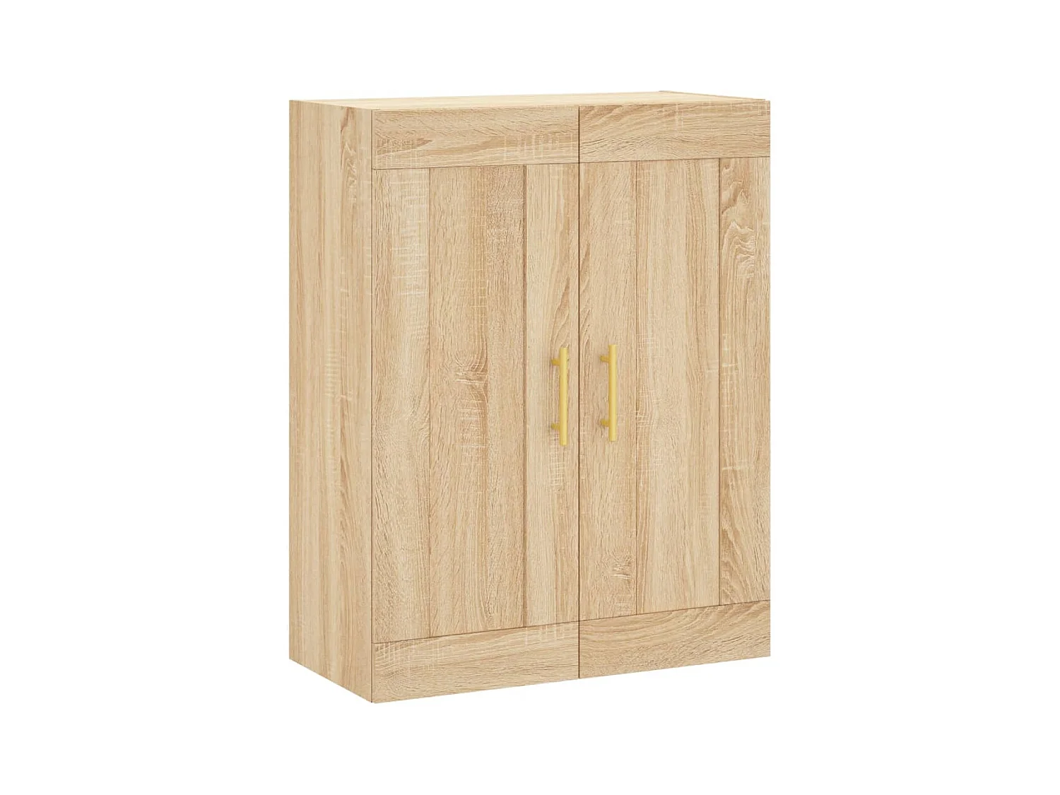Armoires murales 2 pcs chêne sonoma bois d'ingénierie