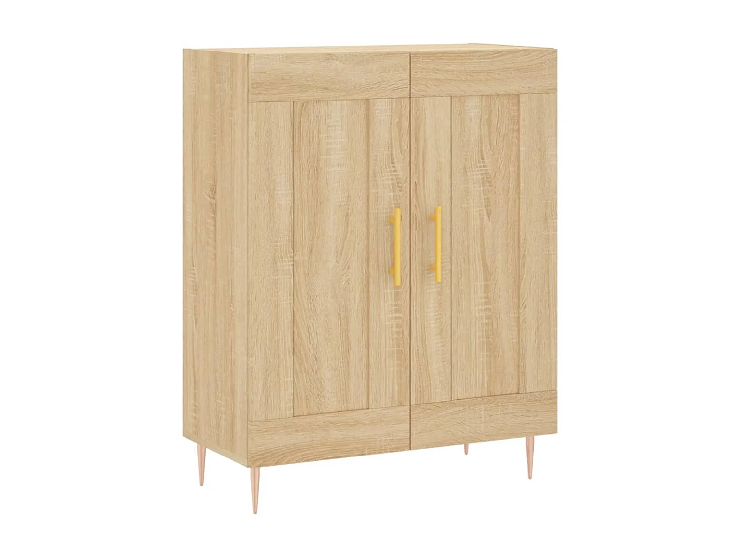 Buffet haut Chêne sonoma 69,5x34x180 cm Bois d'ingénierie