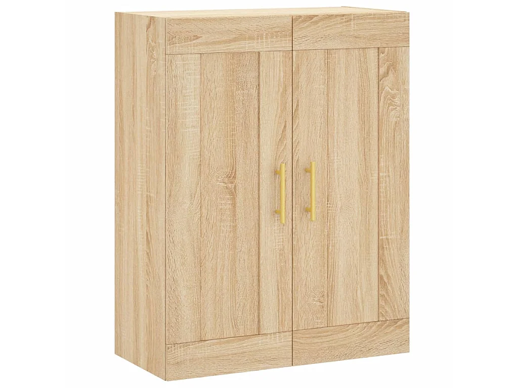 Buffet haut Chêne sonoma 69,5x34x180 cm Bois d'ingénierie