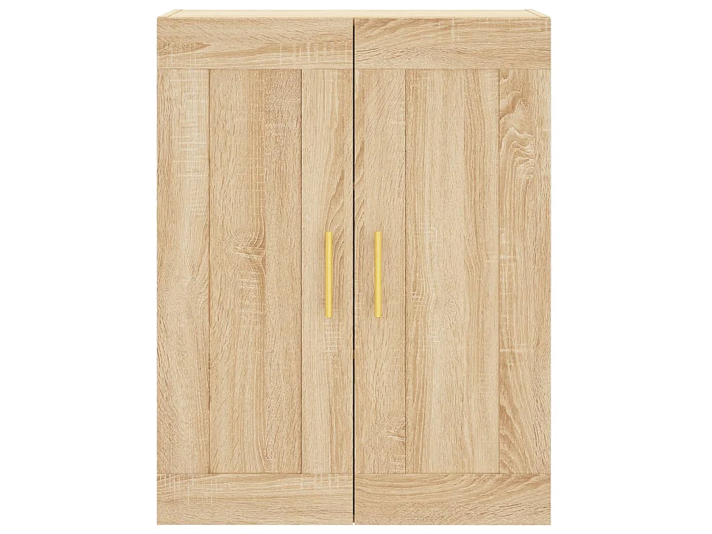 Buffet haut Chêne sonoma 69,5x34x180 cm Bois d'ingénierie