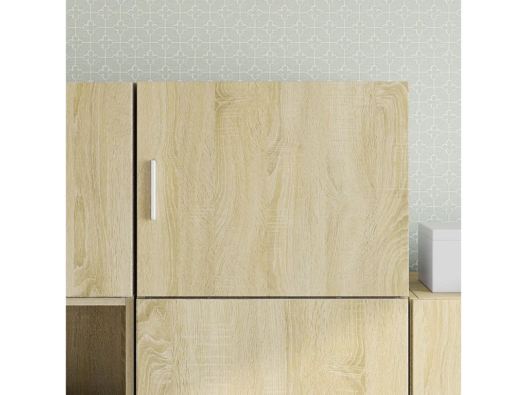 Wandkast 50x42,5x40 cm bewerkt hout sonoma eikenkleurig