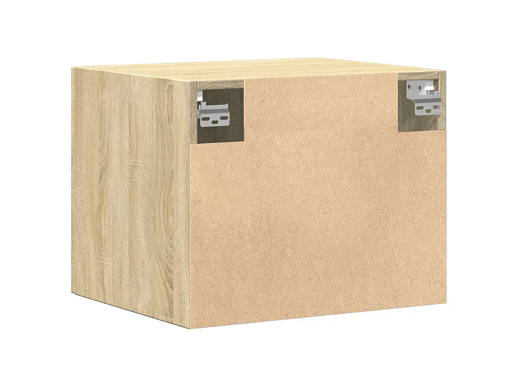 Wandkast 50x42,5x40 cm bewerkt hout sonoma eikenkleurig