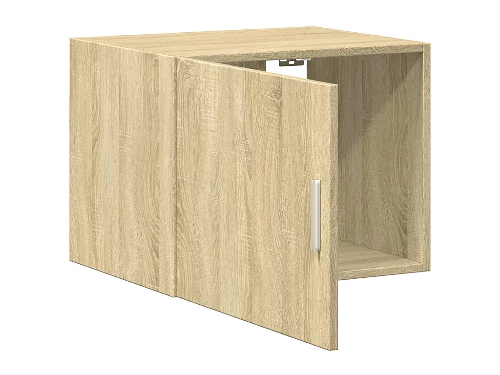 Wandkast 50x42,5x40 cm bewerkt hout sonoma eikenkleurig