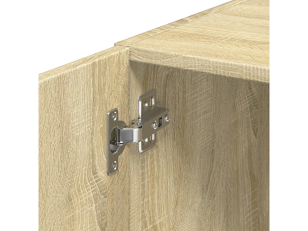 Wandkast 50x42,5x40 cm bewerkt hout sonoma eikenkleurig
