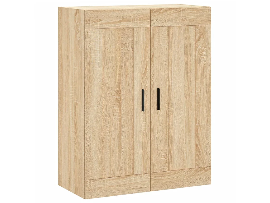 Hoge kast 69,5x34x180 cm bewerkt hout sonoma eikenkleurig