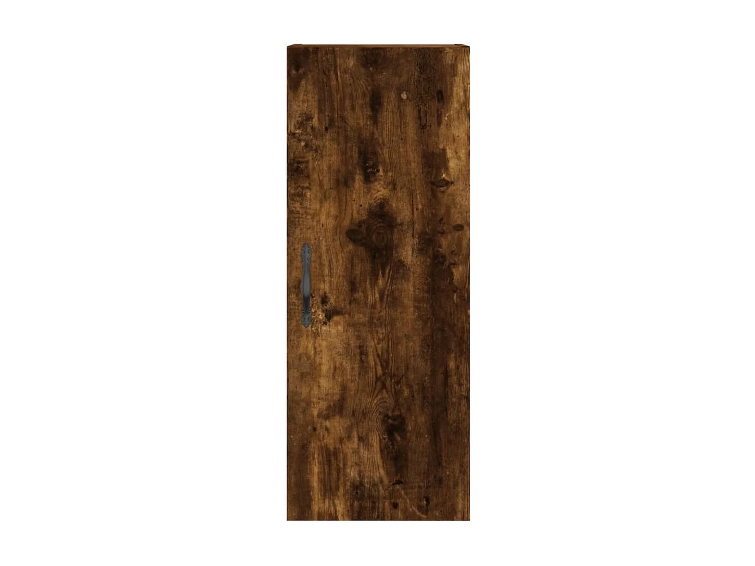 Buffet haut Chêne fumé 34,5x34x180 cm Bois d'ingénierie