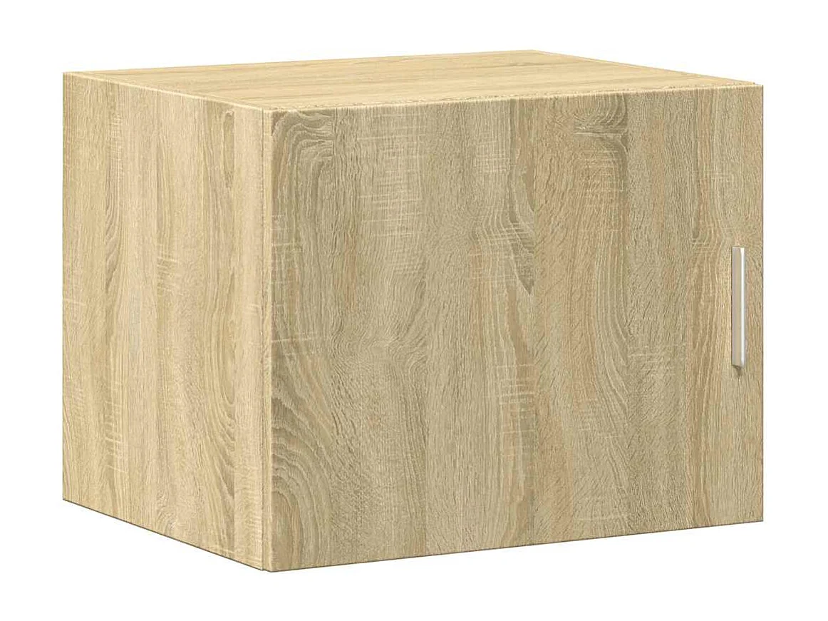 Armário de arrumação estreito derivados madeira carvalho sonoma