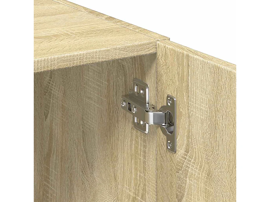 Armário de arrumação estreito derivados madeira carvalho sonoma