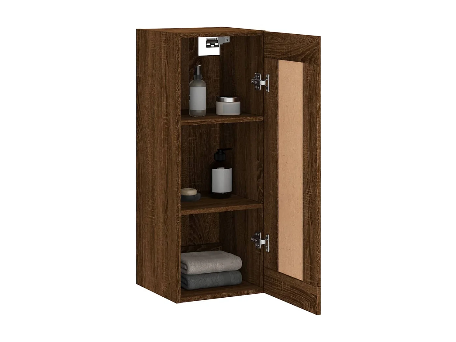 Armoire murale chêne marron 34,5x34x90 cm bois d'ingénierie