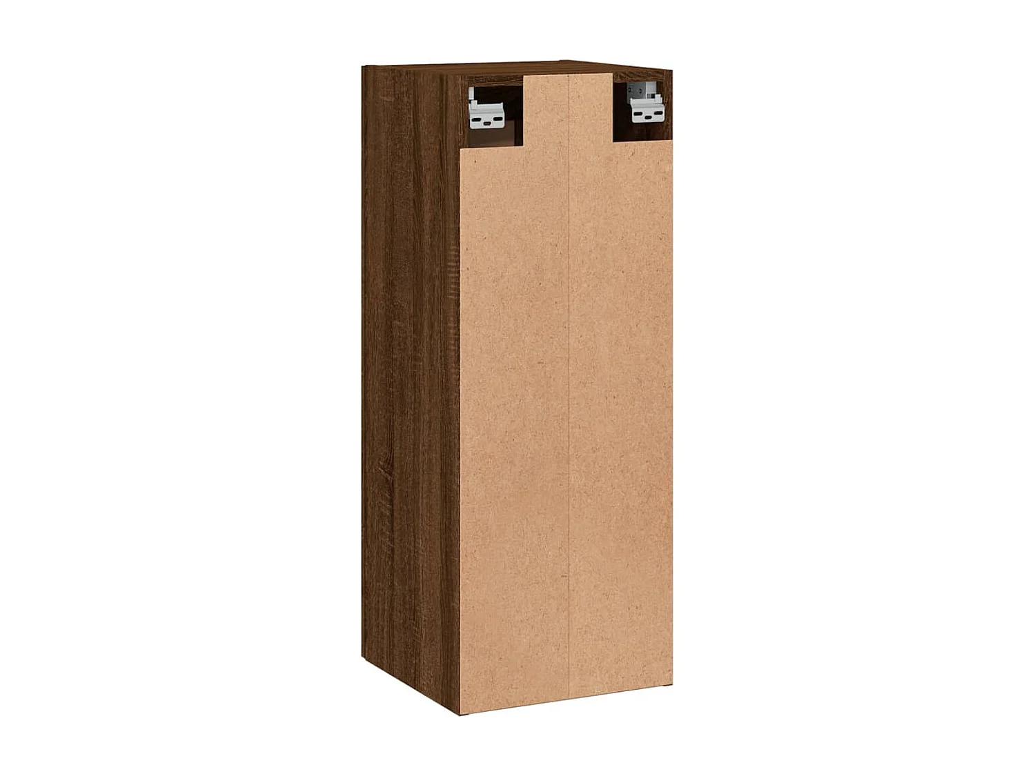 Armario de pared madera ingeniería marrón roble 34,5x34x90 cm