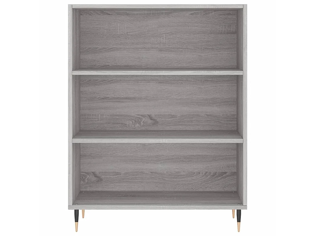 Buffet haut Sonoma gris 69,5x34x180 cm Bois d'ingénierie