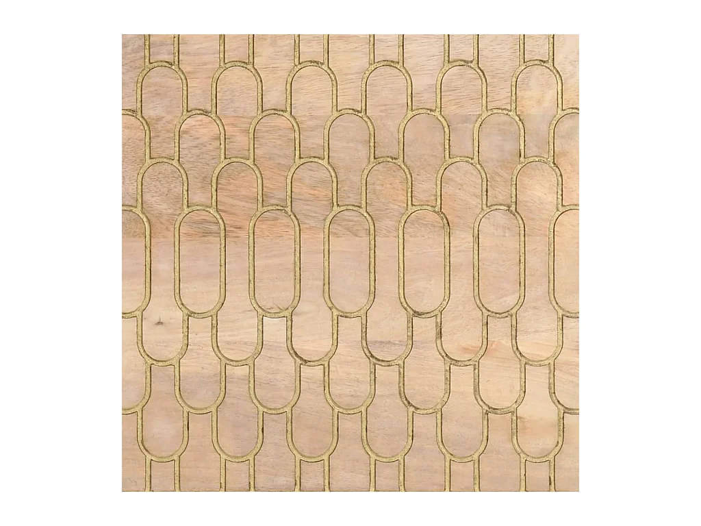 Armoires latérales 2 pcs 60x33x75 cm bois massif de manguier