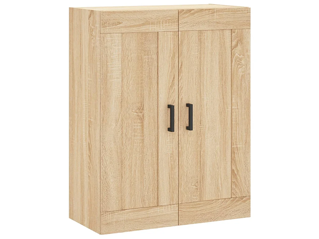Hoge kast 69,5x34x180 cm bewerkt hout sonoma eikenkleurig