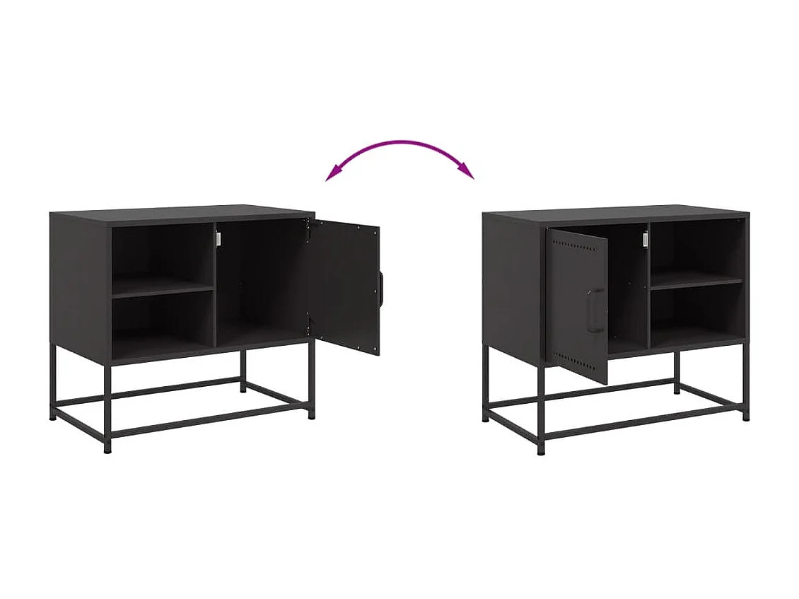 Buffet haut vert olive 100,5x39x107 cm acier