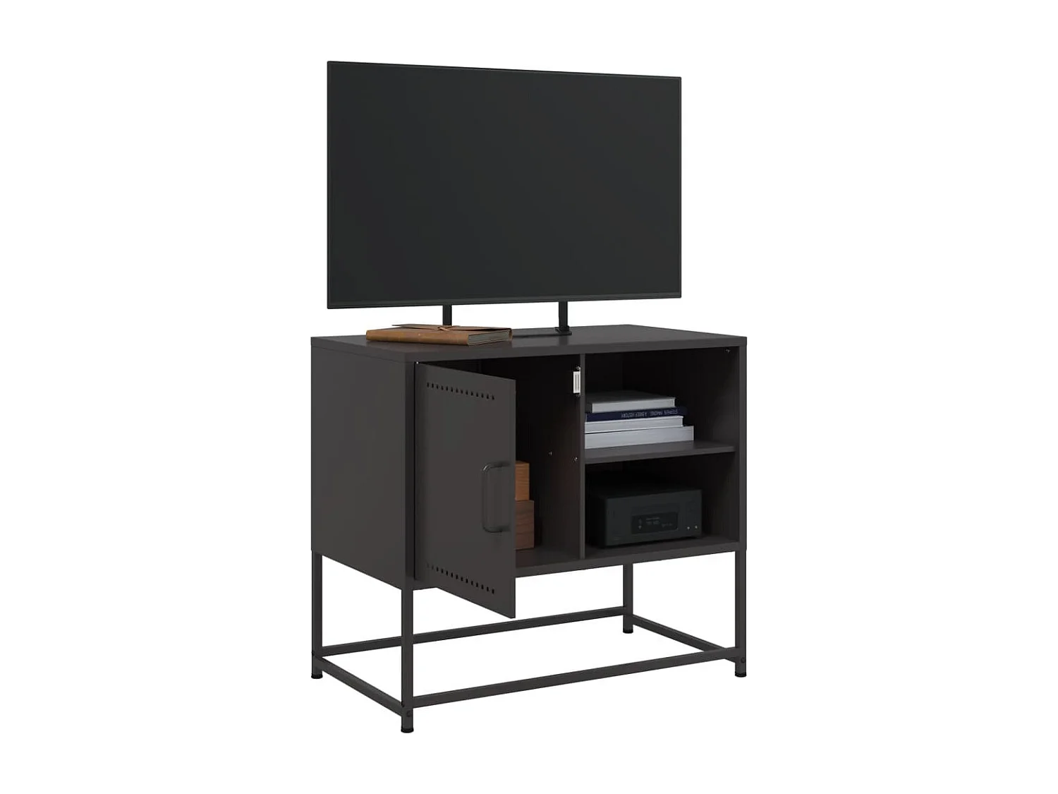Buffet haut vert olive 100,5x39x107 cm acier