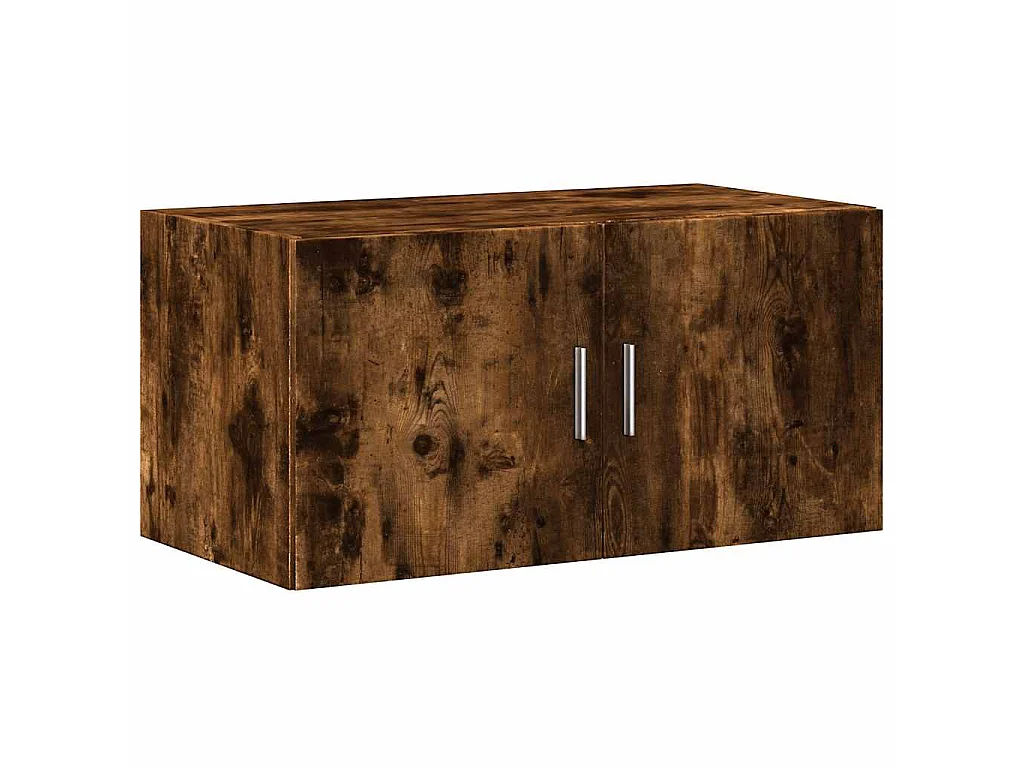 Hochschrank Räuchereiche 80x42,5x225 cm Holzwerkstoff