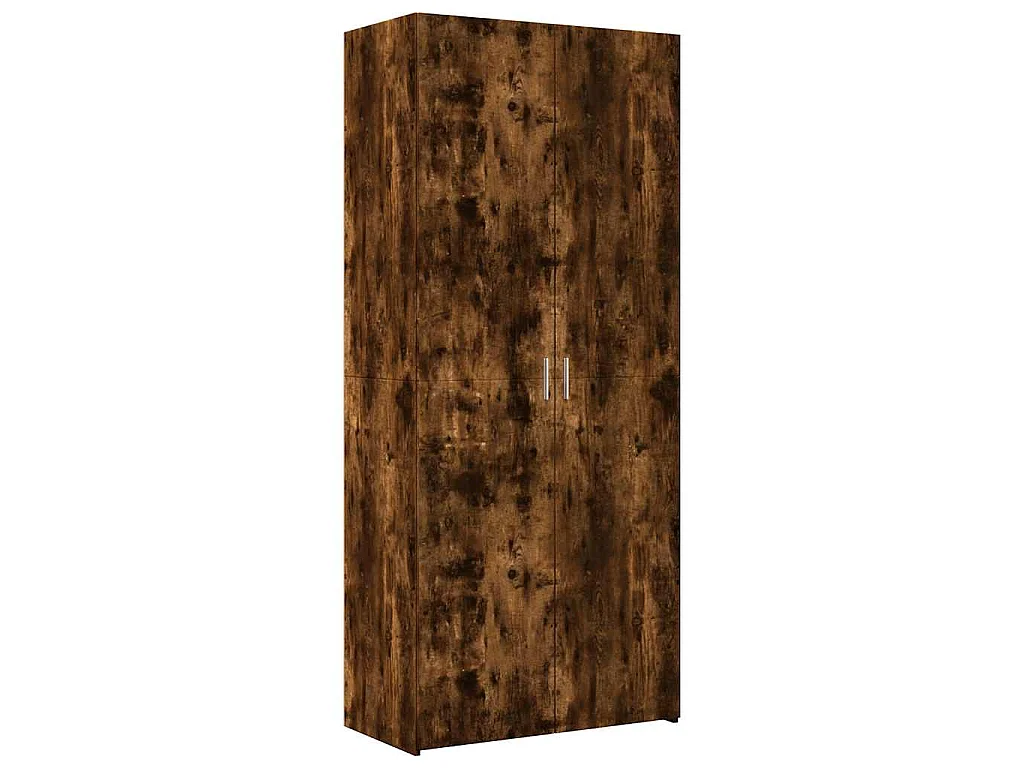 Hochschrank Räuchereiche 80x42,5x225 cm Holzwerkstoff