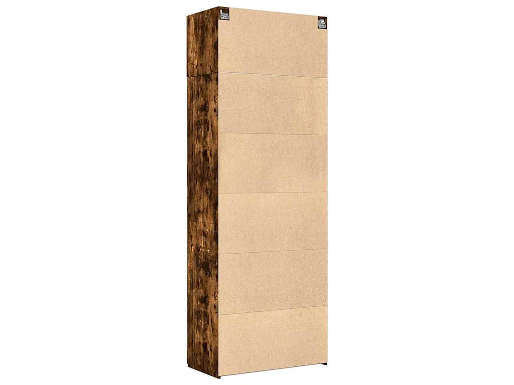 Hochschrank Räuchereiche 80x42,5x225 cm Holzwerkstoff