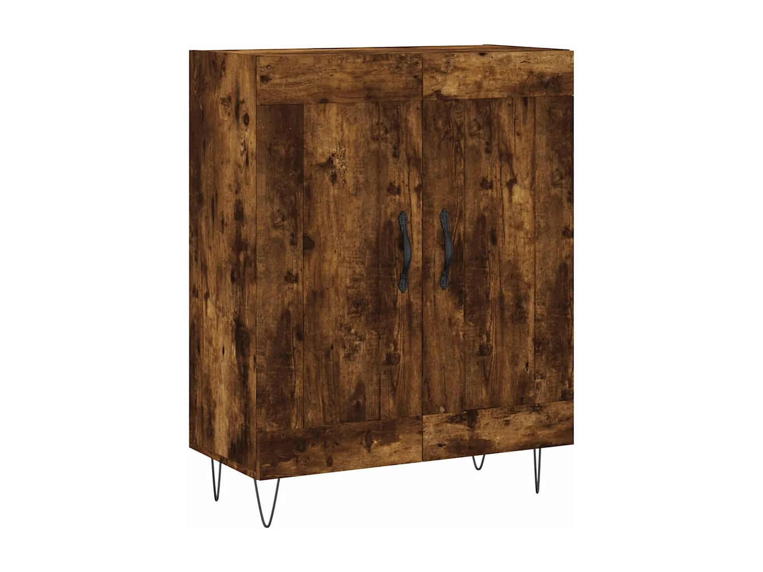 Highboard Räuchereiche 69,5x34x180 cm Holzwerkstoff