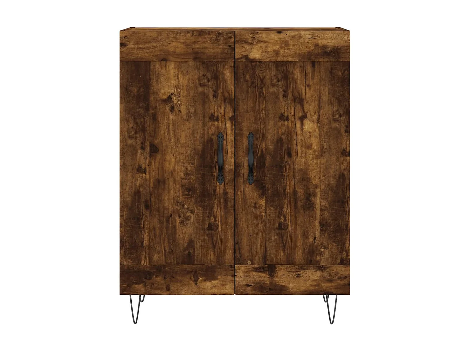 Highboard Räuchereiche 69,5x34x180 cm Holzwerkstoff