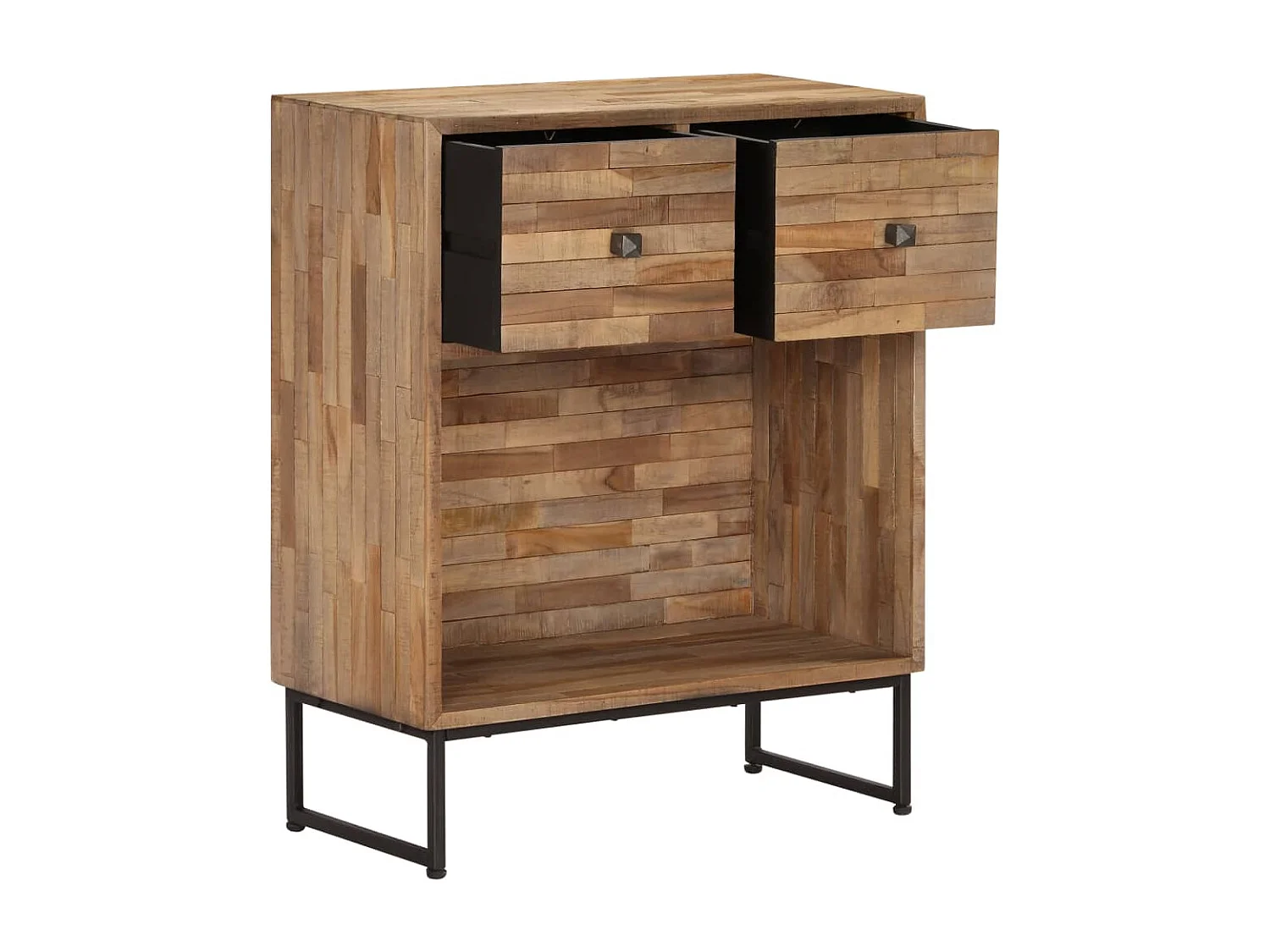 Credenza in Legno di Teak di Recupero 60x30x75 cm