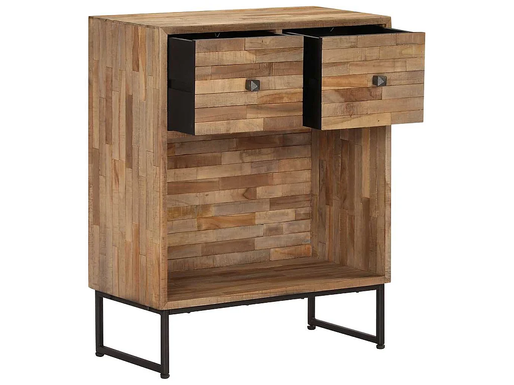 Credenza in Legno di Teak di Recupero 60x30x75 cm