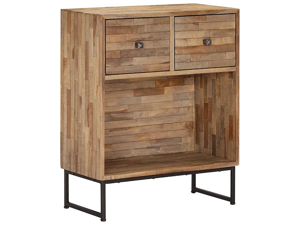 Buffet Bois de teck recyclé 60x30x75 cm