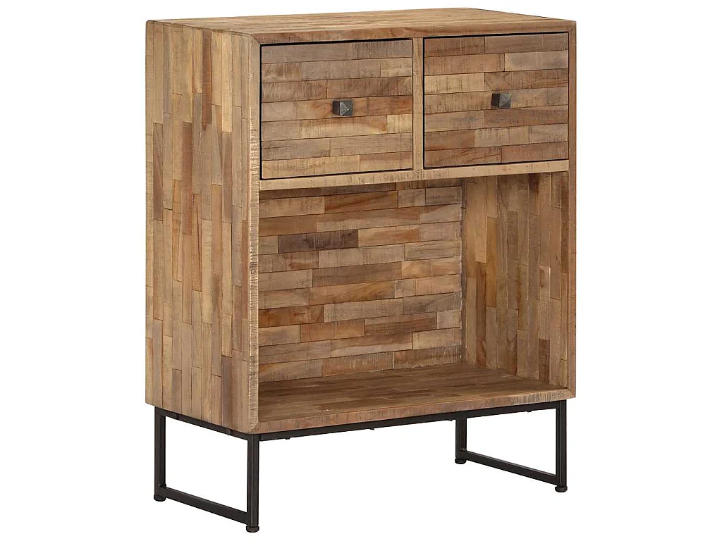 Buffet Bois de teck recyclé 60x30x75 cm