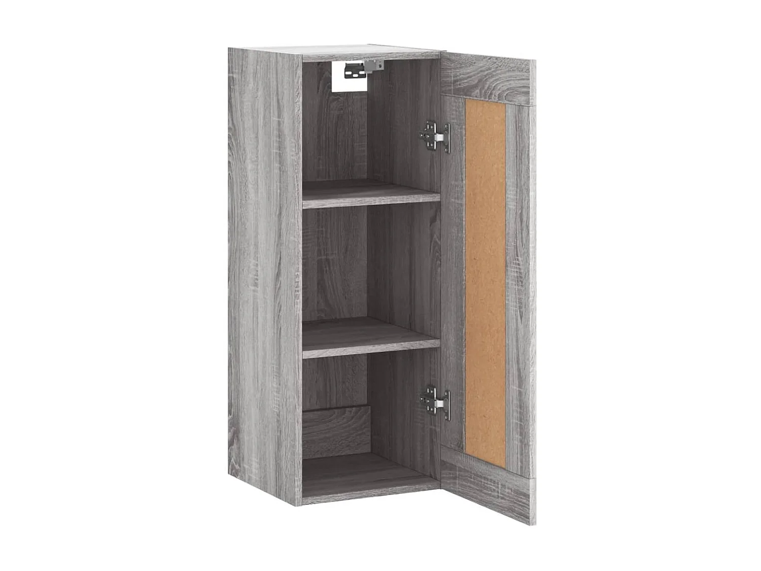 Armoire murale sonoma gris 34,5x34x90 cm bois d'ingénierie
