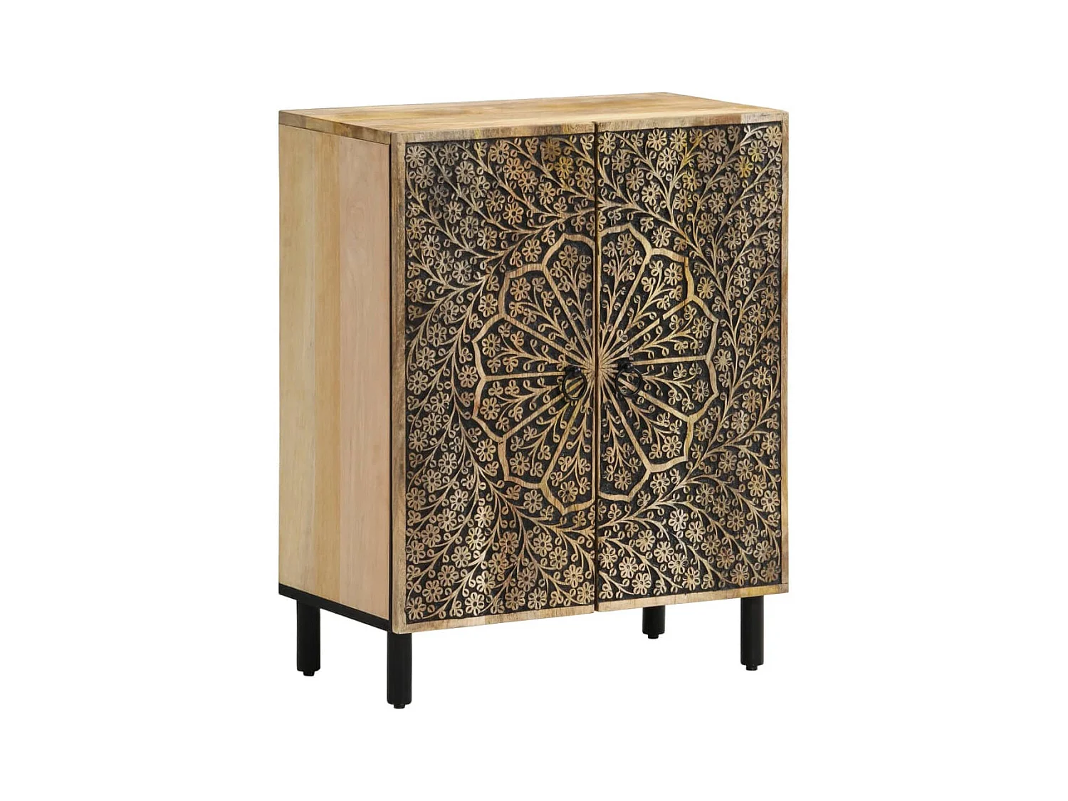 Armoires latérales 3 pcs 60x33x75 cm bois massif de manguier