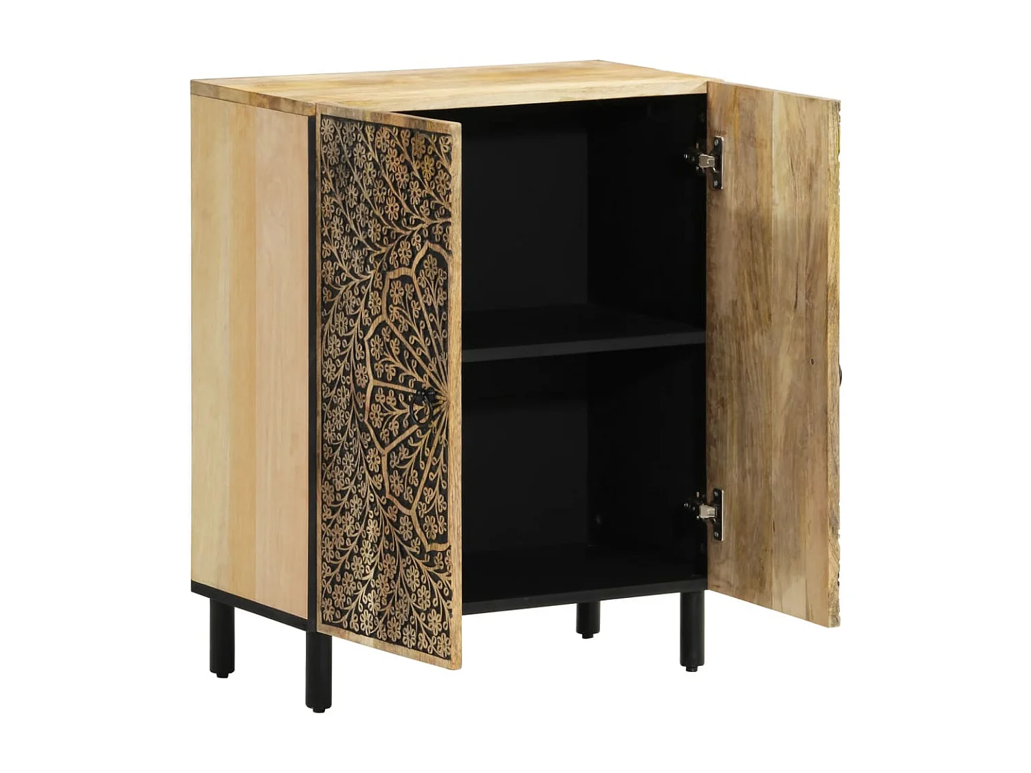 Armoires latérales 3 pcs 60x33x75 cm bois massif de manguier