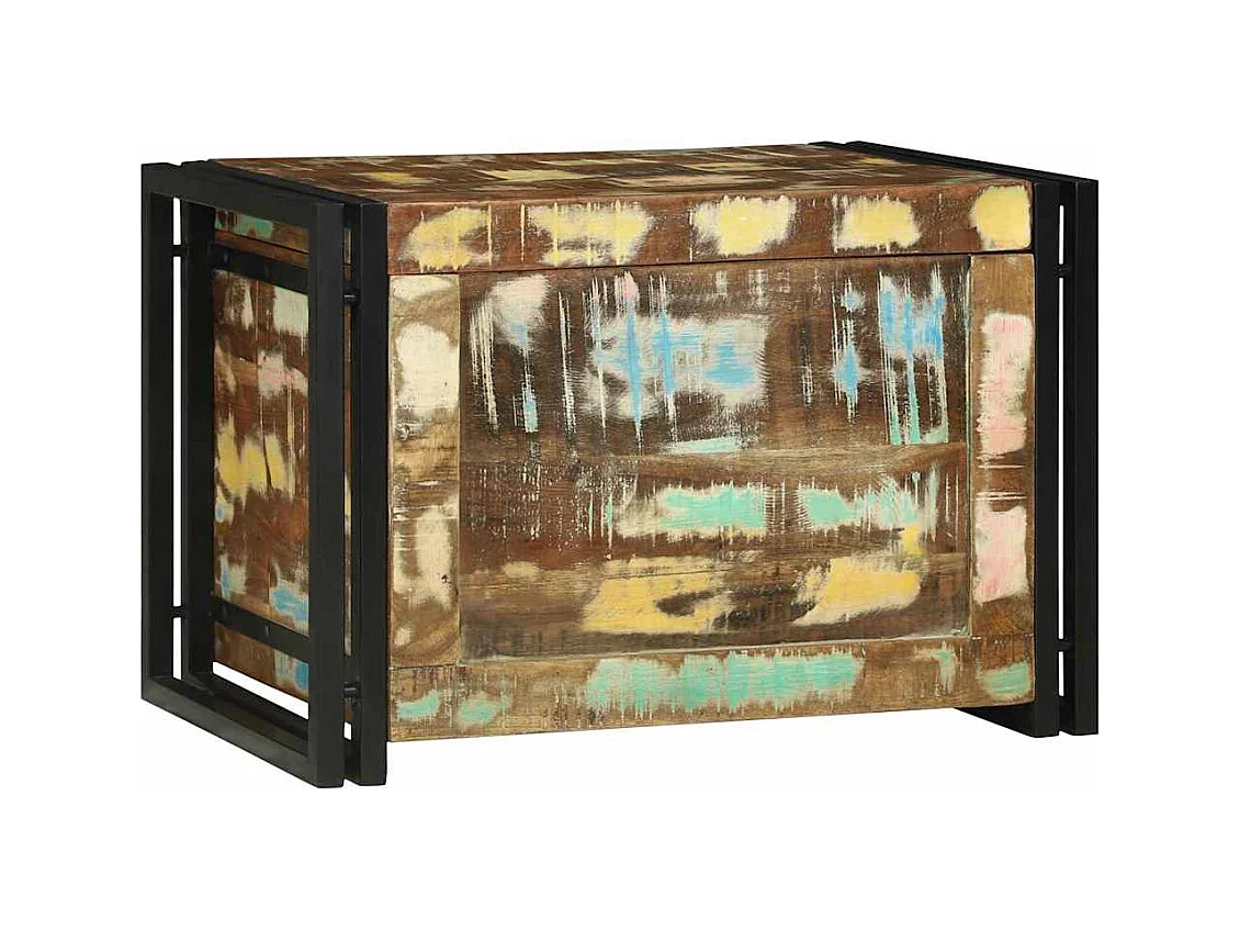 Boîte de Rangement 60 x 40 x 41 cm Bois de récupération