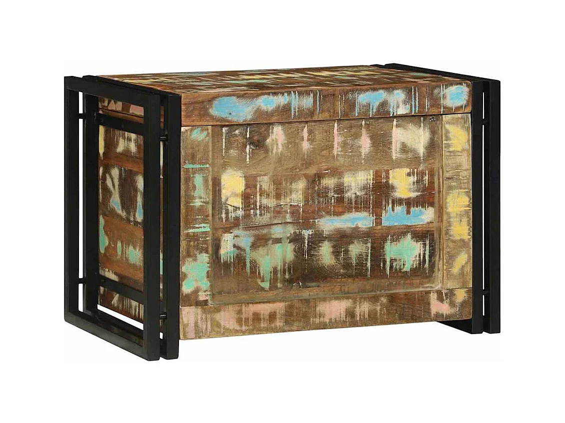 Boîte de Rangement 60 x 40 x 41 cm Bois de récupération