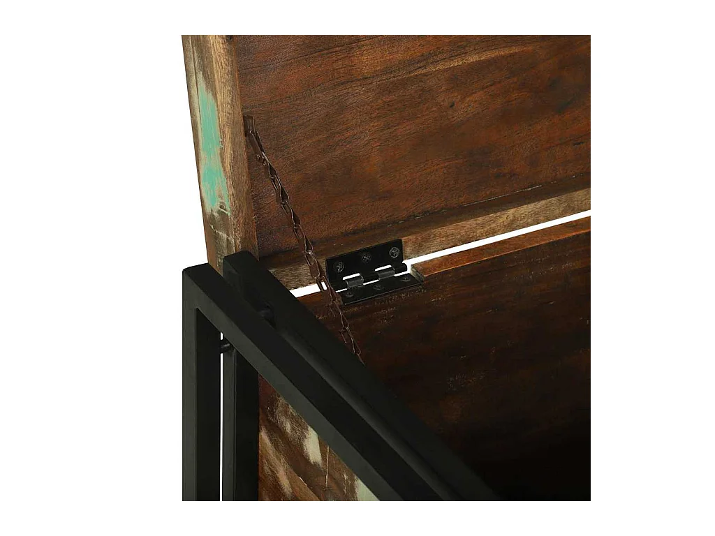 Boîte de Rangement 60 x 40 x 41 cm Bois de récupération