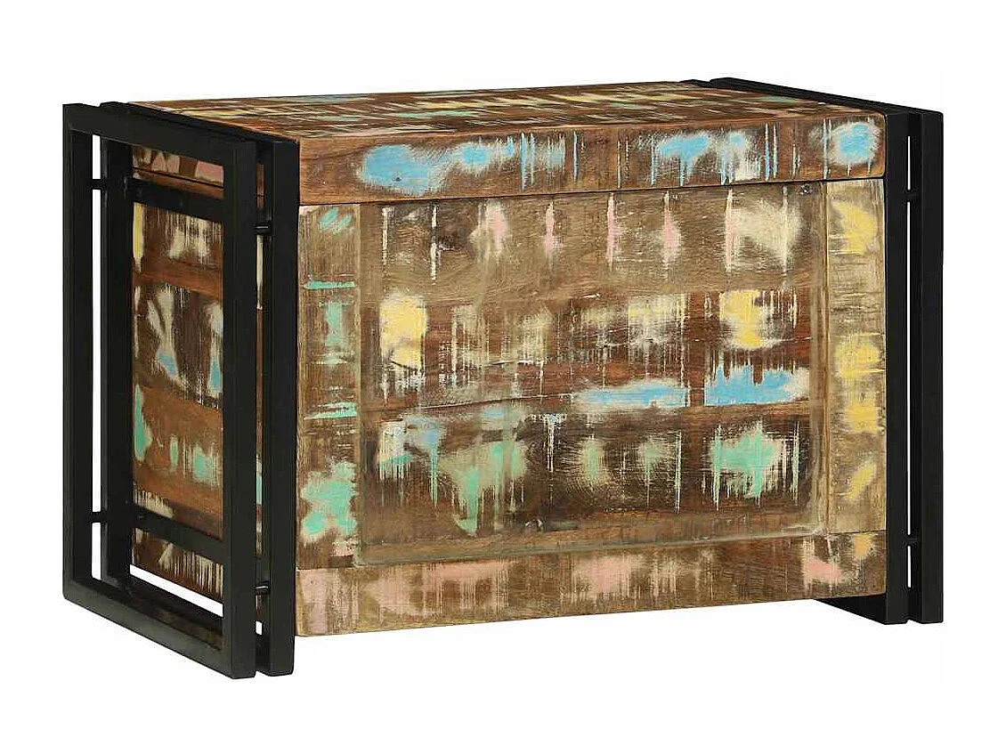 Boîte de Rangement 60 x 40 x 41 cm Bois de récupération