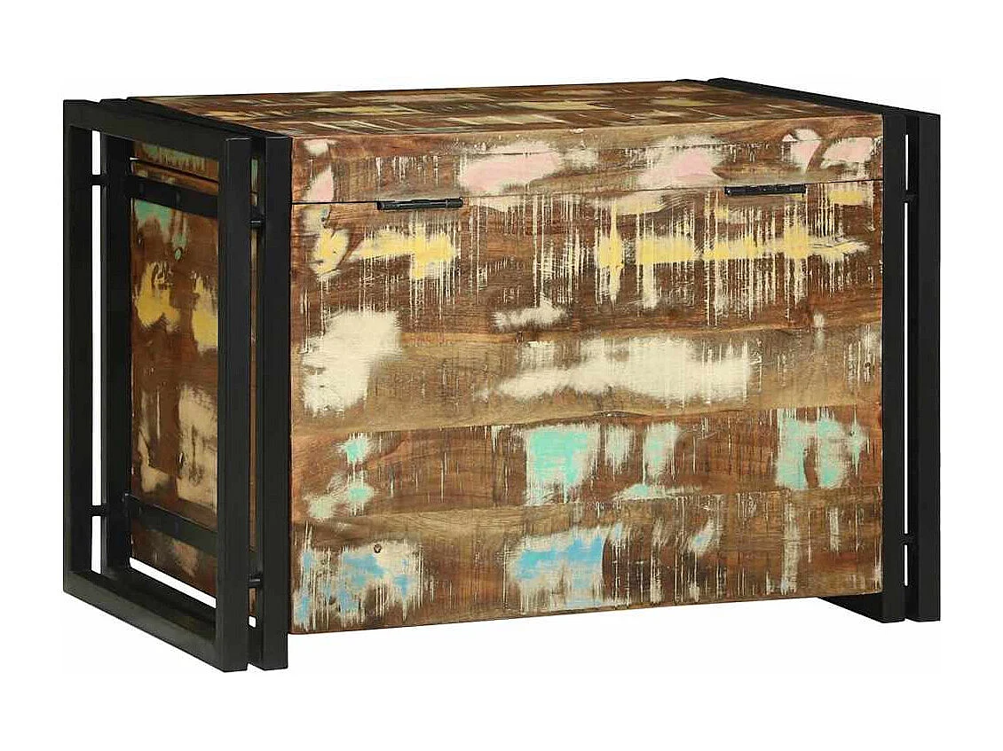 Boîte de Rangement 60 x 40 x 41 cm Bois de récupération