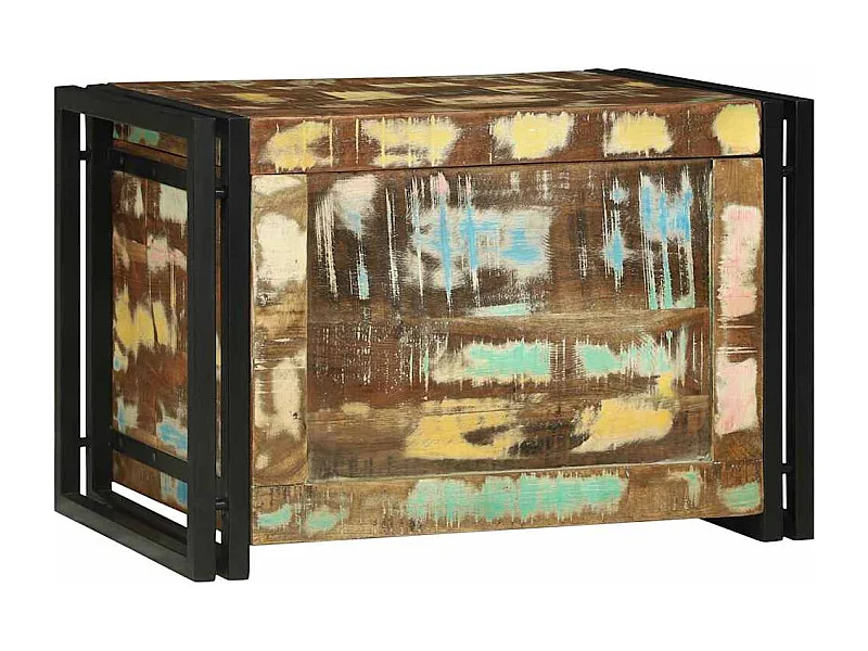 Boîte de Rangement 60 x 40 x 41 cm Bois de récupération