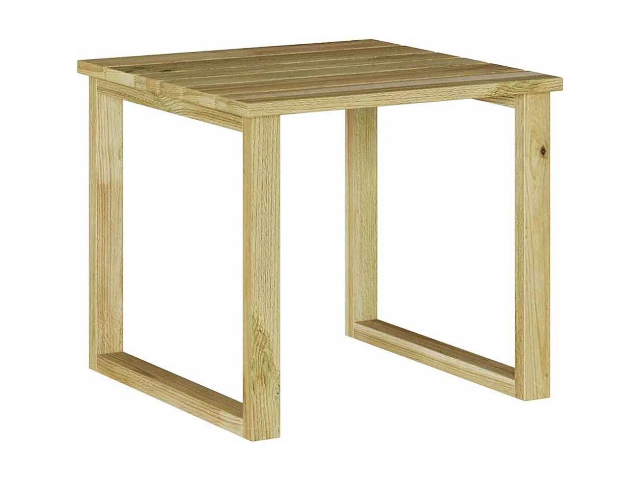 Liegestuhl Tisch Braun 40 x 40 x 36 cm