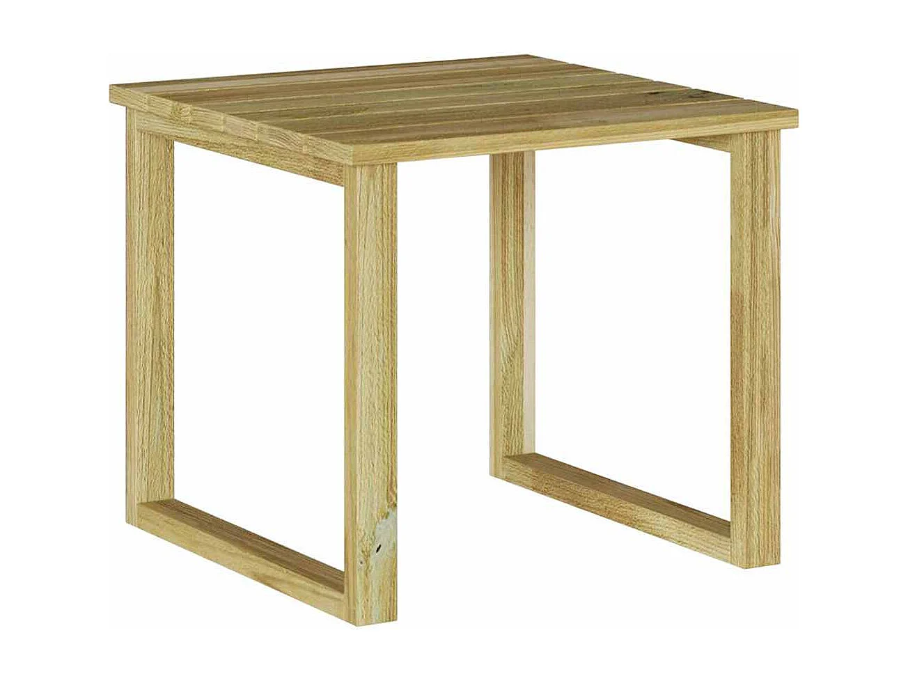 Liegestuhl Tisch Braun 40 x 40 x 36 cm