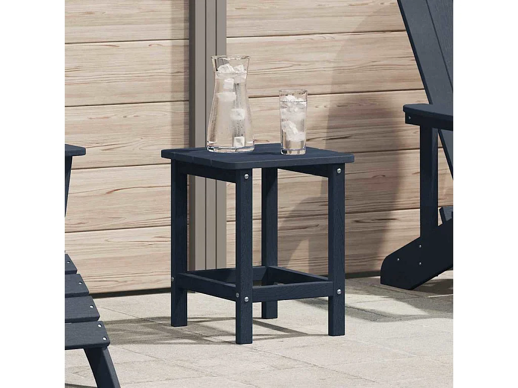 Beistelltisch Marineblau 38 x 38 x 46 cm Polyethylen