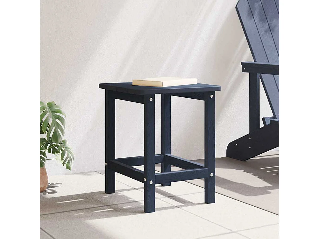 Bijzettafel Marineblauw 38 x 38 x 46 cm Polyetheen