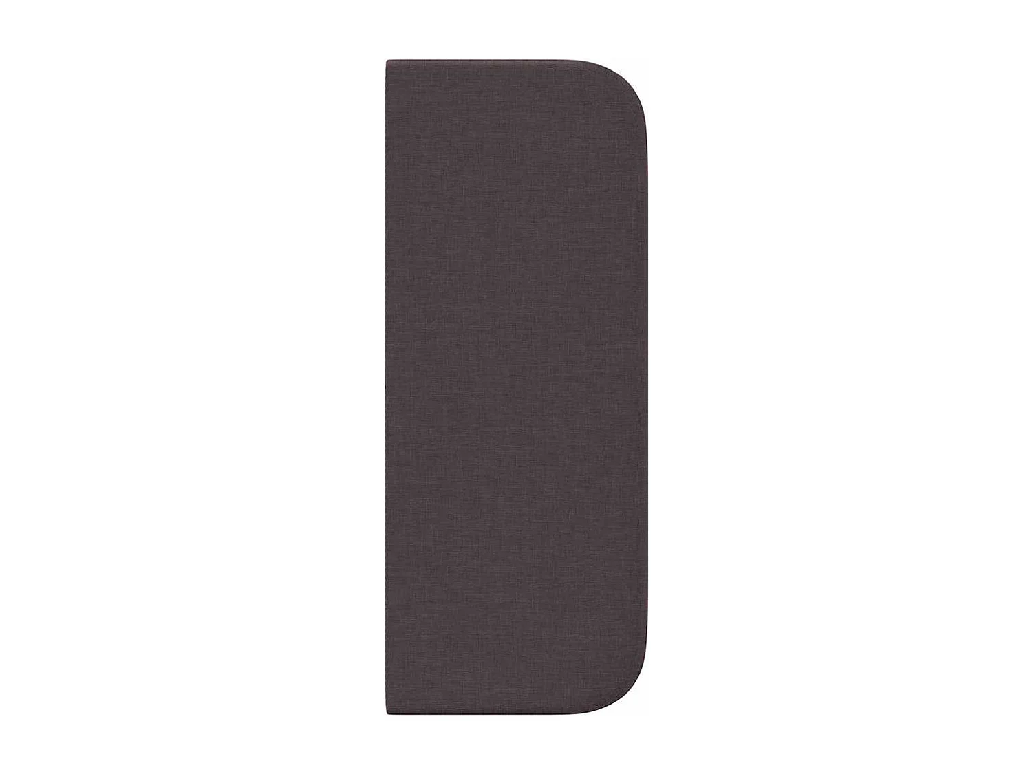 Hoofdbordoor met hoofdeinde Bruin 16 x 40 x 4.5 cm Stof