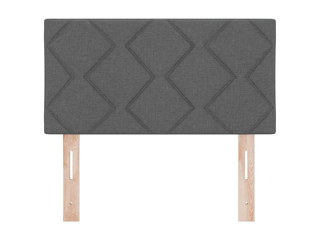 Tête de lit Gris foncé 80 cm tissu