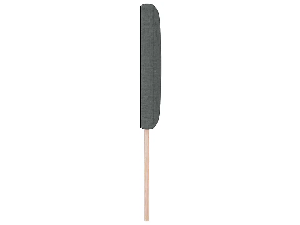 Tête de lit Gris foncé 80 cm tissu