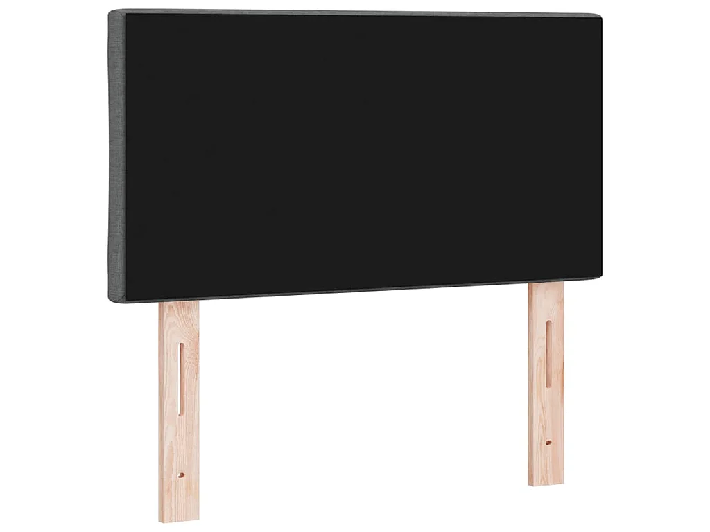 Tête de lit Gris foncé 80 cm tissu