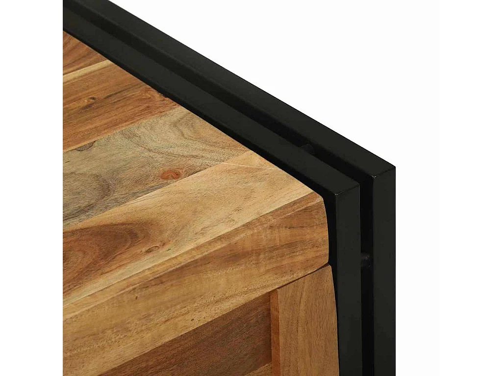 Caixa de Armazenamento 80 x 50 x 50 cm Madeira de acácia