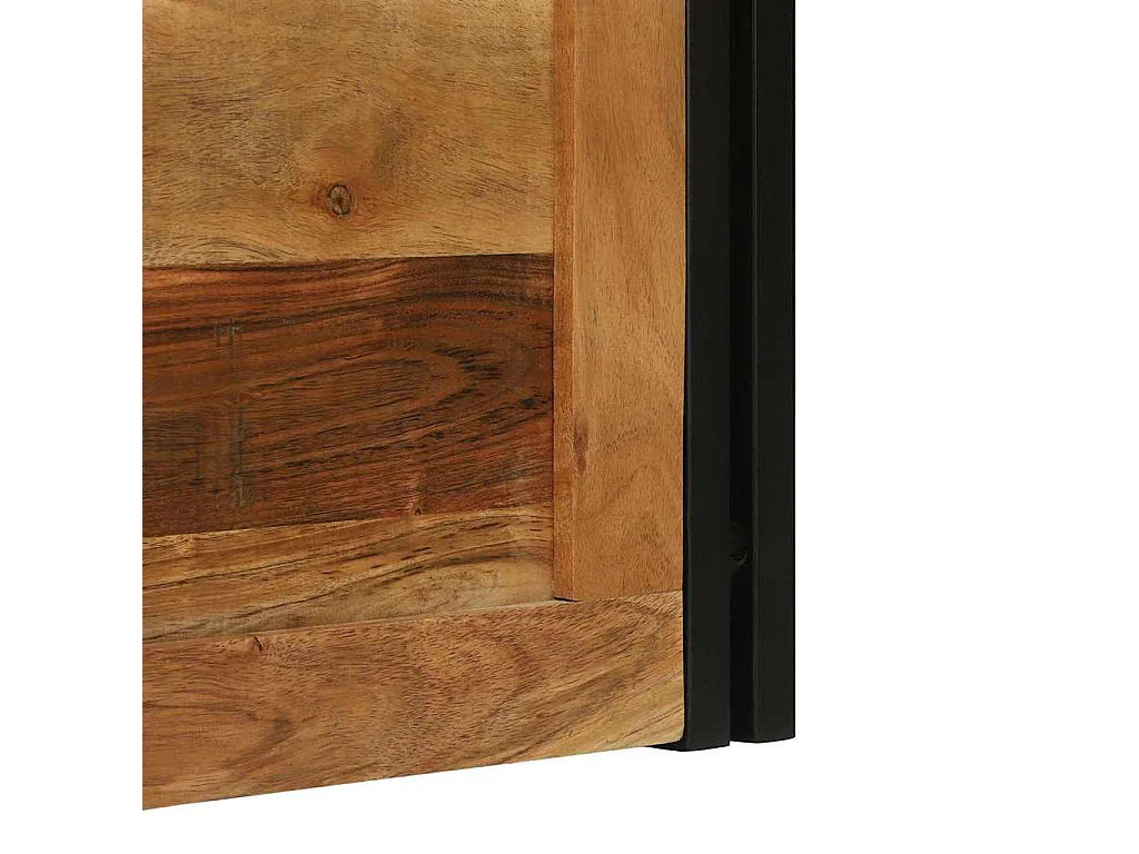 Caixa de Armazenamento 80 x 50 x 50 cm Madeira de acácia