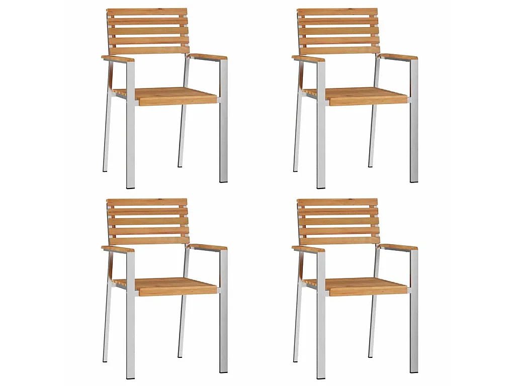 Ensemble de salle à manger pour jardin 5 pcs