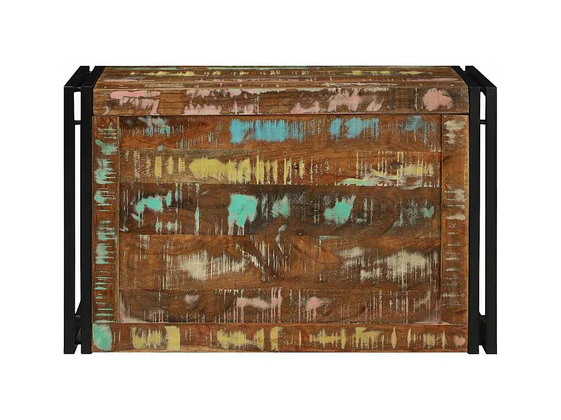 Boîte de Rangement 80 x 50 x 50 cm Bois de récupération