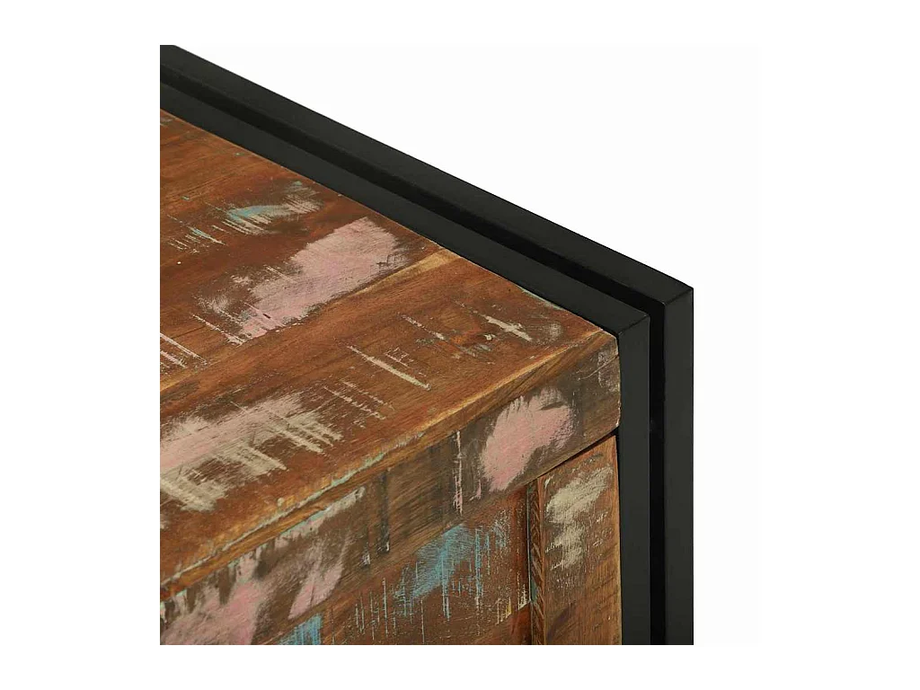 Boîte de Rangement 80 x 50 x 50 cm Bois de récupération